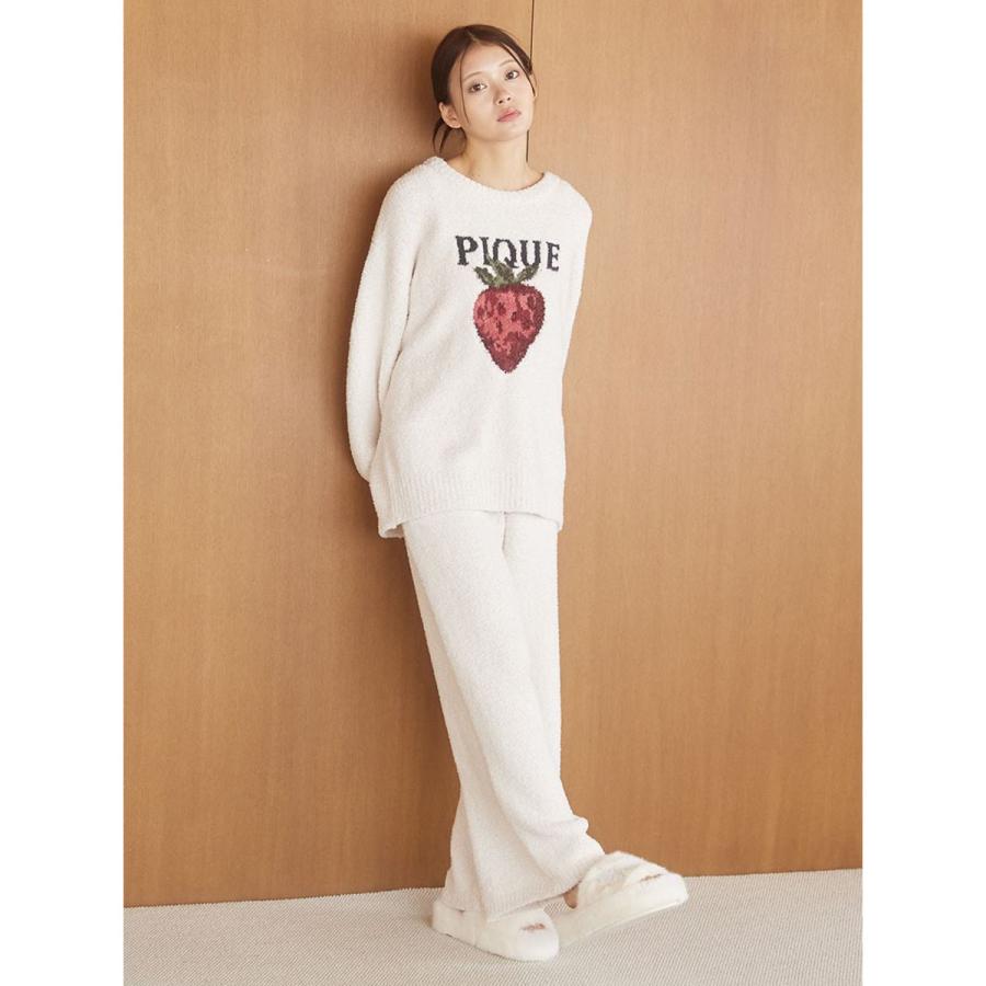 gelato pique（ジェラートピケ） メランジストロベリージャガードプル