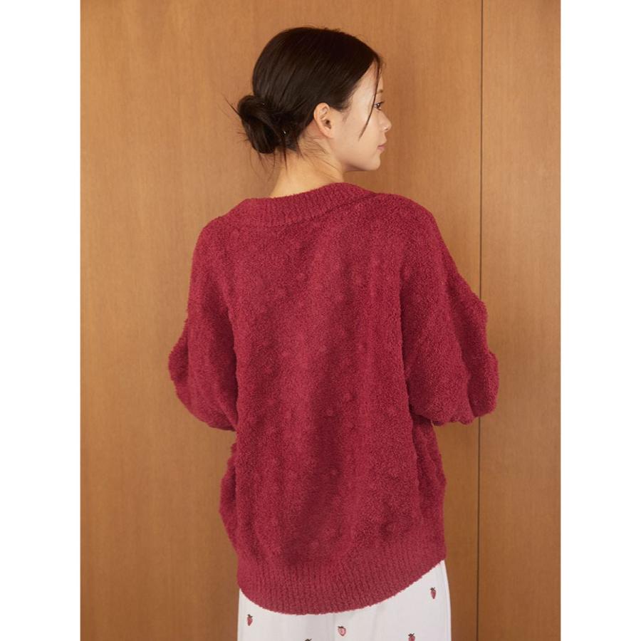 gelato pique（ジェラートピケ） 柄編みカーディガン pwnt255121