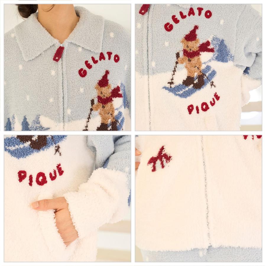 gelato pique（ジェラートピケ） HOLIDAY スキーベアジャガード