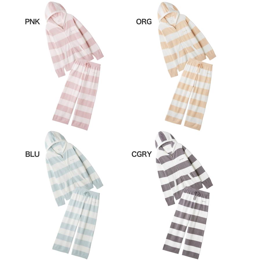 gelato pique（ジェラートピケ） スムーズィー2ボーダーパーカー