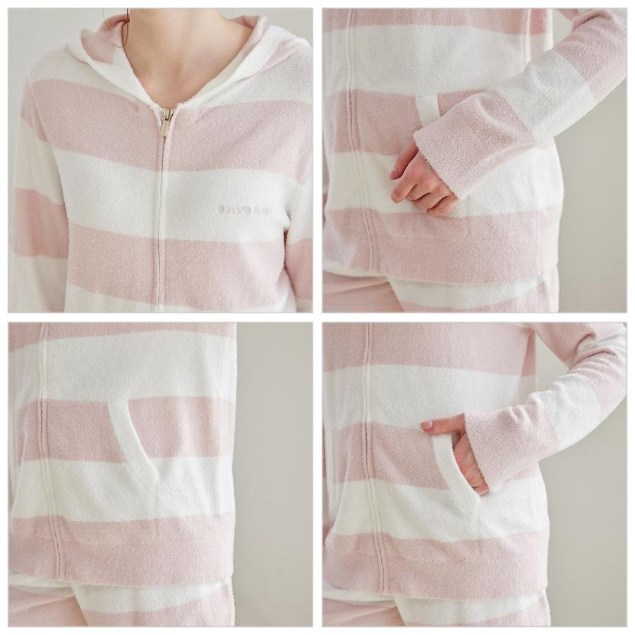 gelato pique（ジェラートピケ） スムーズィー2ボーダーパーカー