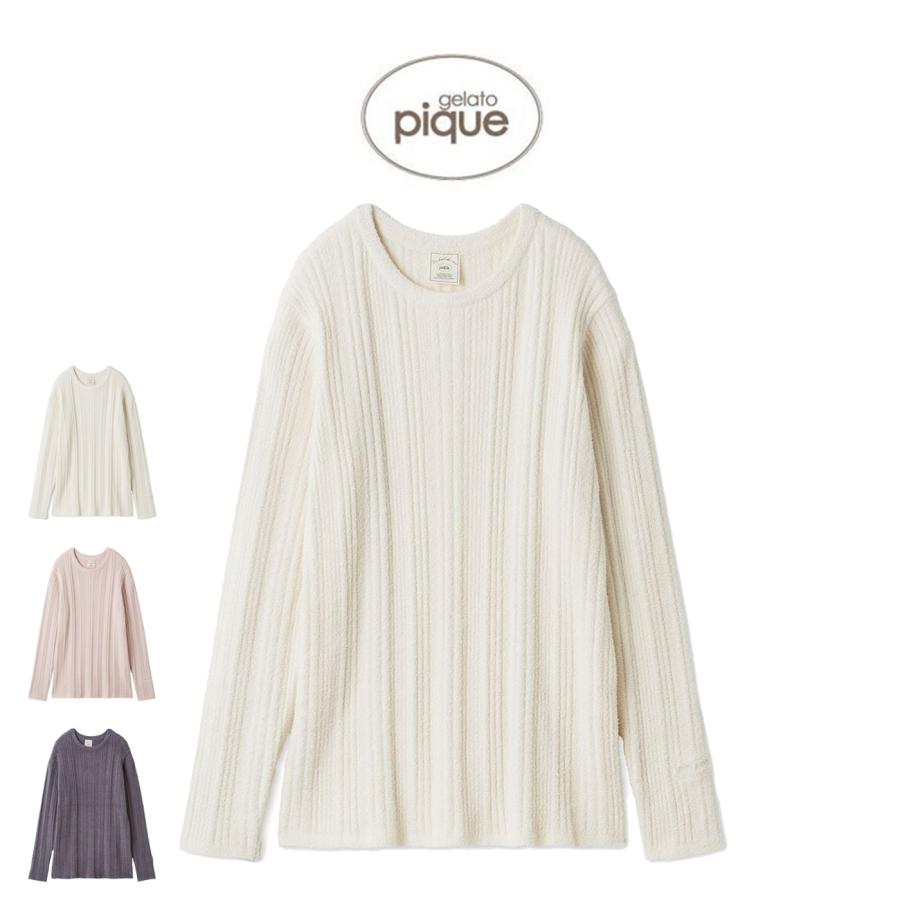gelato pique（ジェラートピケ） 調温スムーズィーランダムリブプル