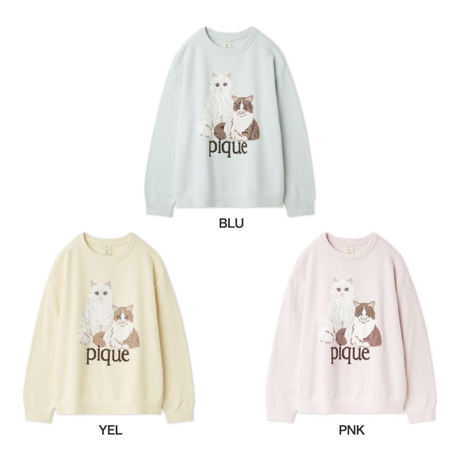 gelato pique（ジェラートピケ） エアリーモコキャットジャガードプル