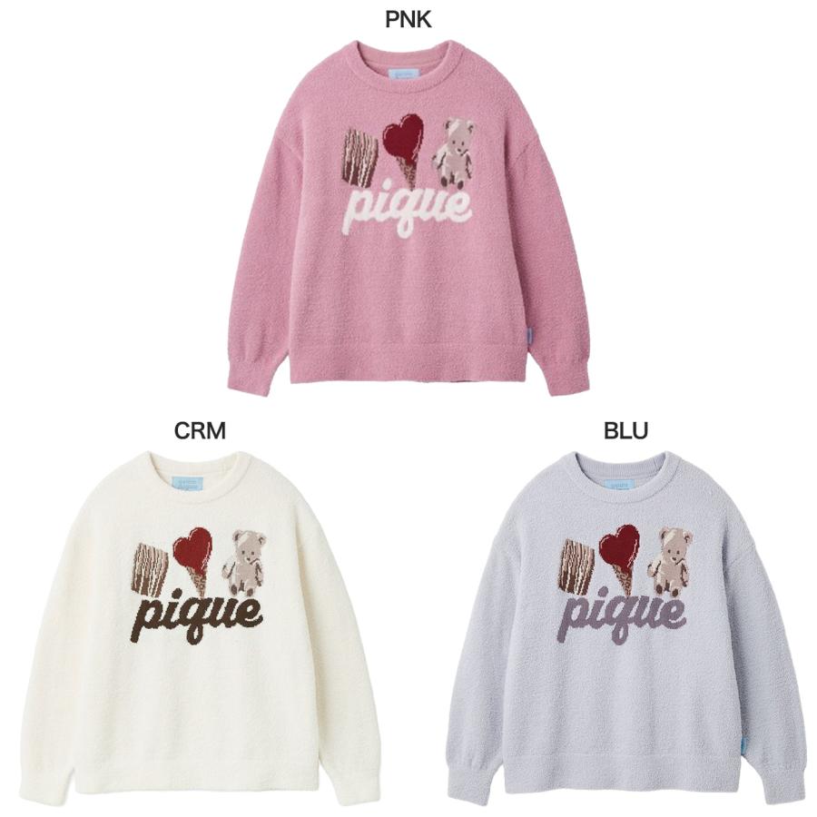 gelato pique（ジェラートピケ） Valentine ワンポイントジャガード