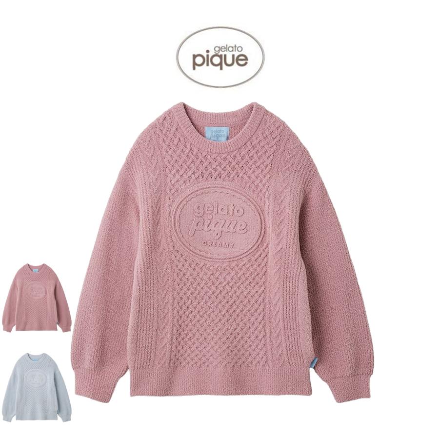 gelato pique（ジェラートピケ） Valentine アランプルオーバー