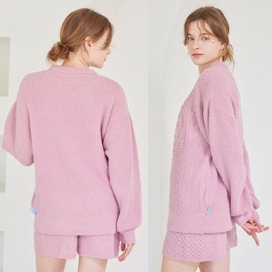 gelato pique（ジェラートピケ） Valentine アランプルオーバー