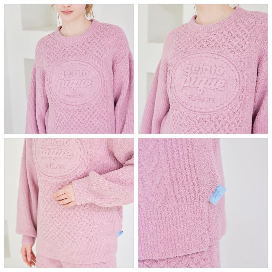 gelato pique（ジェラートピケ） Valentine アランプルオーバー