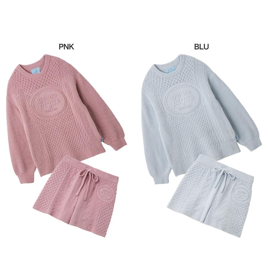 gelato pique（ジェラートピケ） Valentine アランプルオーバー