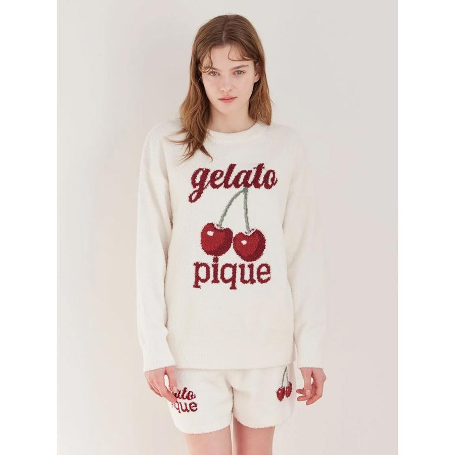 gelato pique（ジェラートピケ） ベビモコチェリージャガードプル