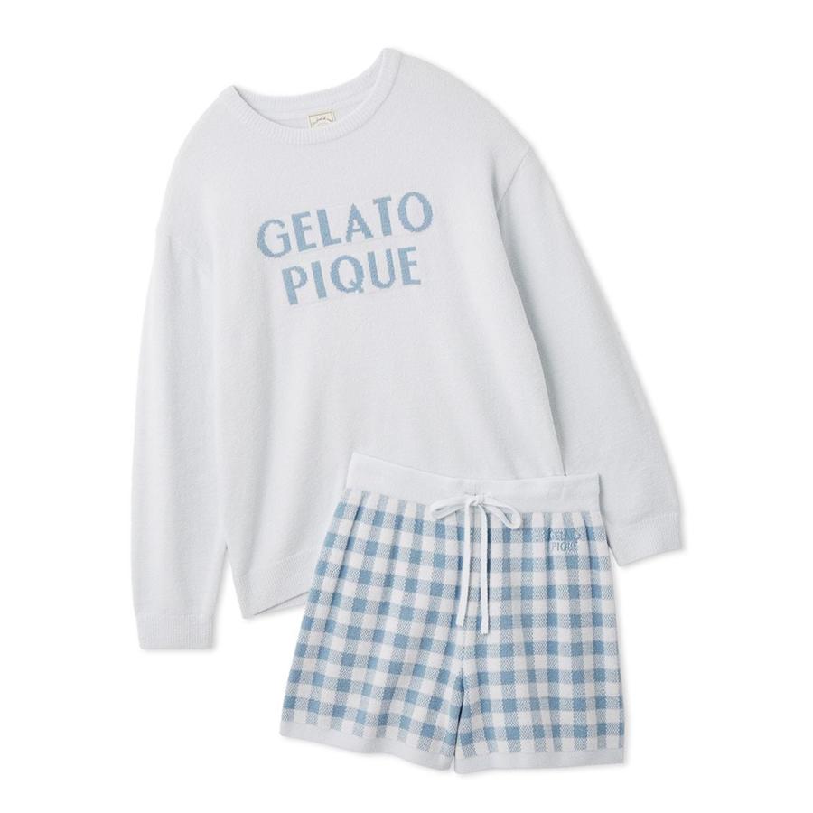 gelato pique ジェラートピケ リボンプルオーバー&ショートパンツ ジェラートピケ gelato pique リボンショートパンツ （OWHT