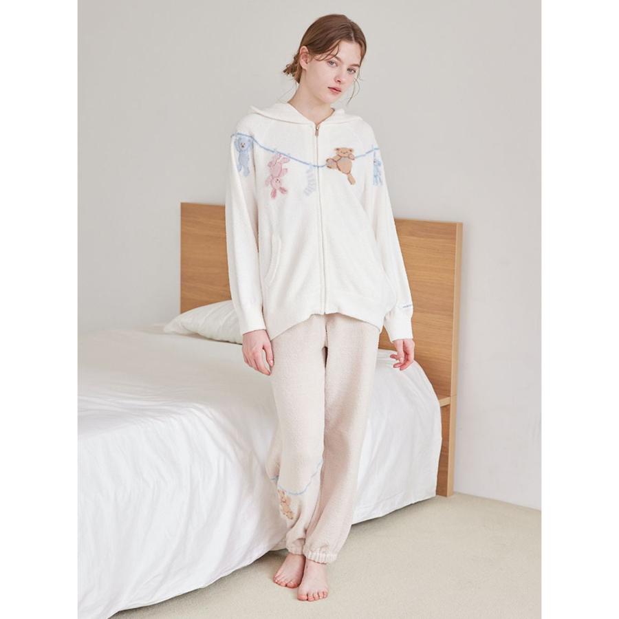 【ジェラートピケ】エアリーモコ ドッグジャガード ルームウェアセットアップ ジェラートピケ】エアリーモコ ドッグジャガード ルームウェア