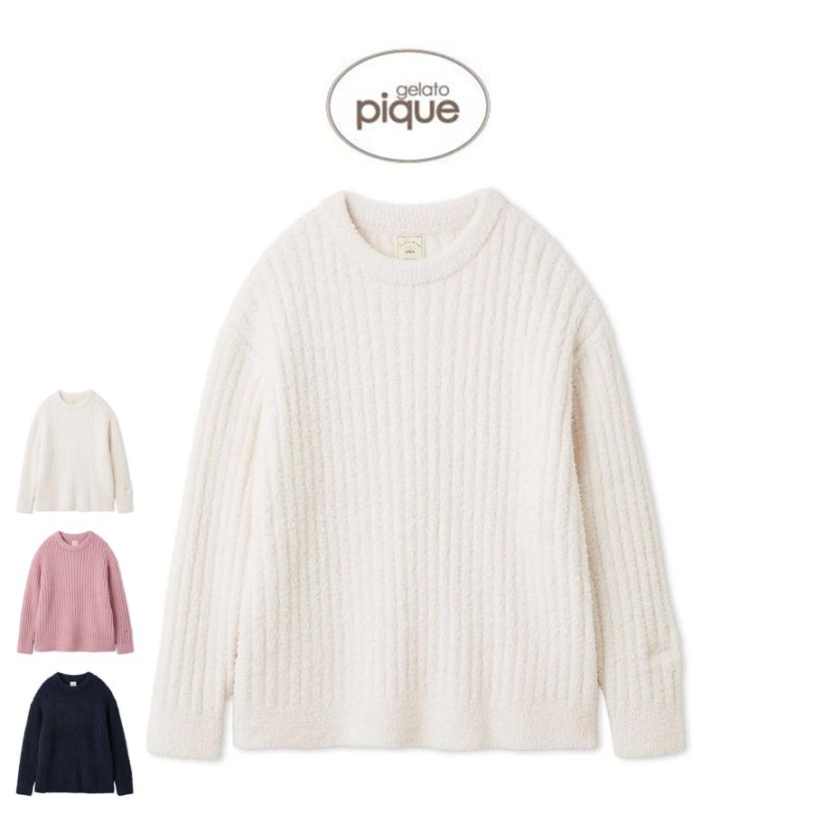 gelato pique（ジェラートピケ） パウダーリブプルオーバー pwnt261121