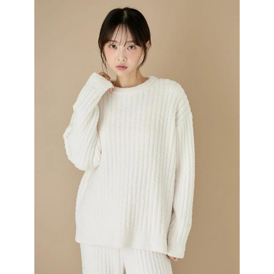gelato pique（ジェラートピケ） パウダーリブプルオーバー pwnt261121