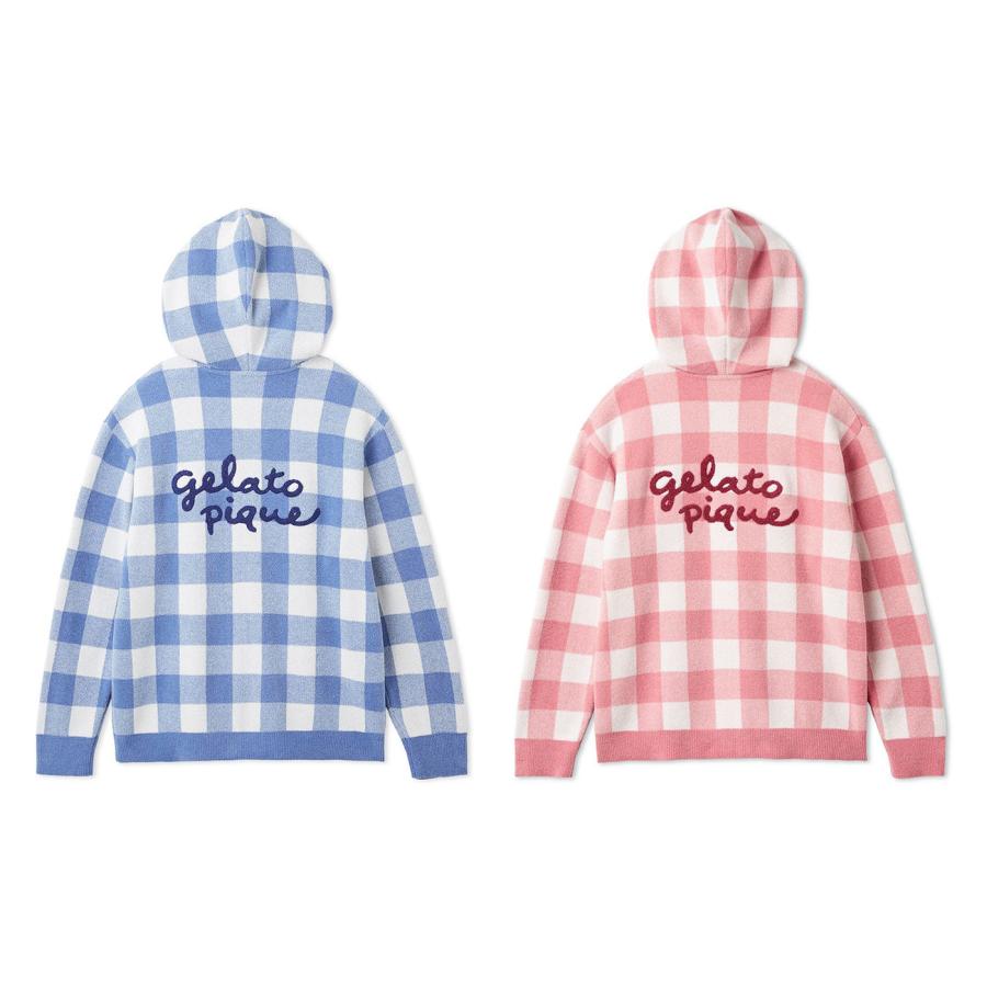 gelato pique（ジェラートピケ） エアリーモコギンガムチェック柄