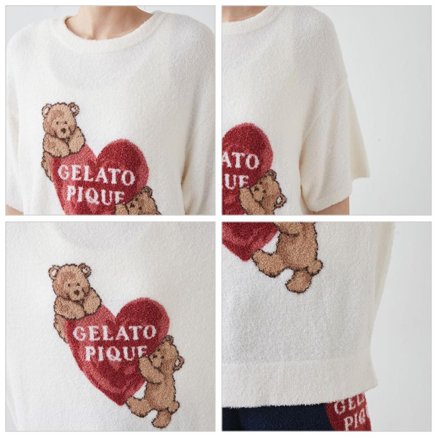 gelato pique（ジェラートピケ） 接触冷感 スムーズィーBEAR HEART