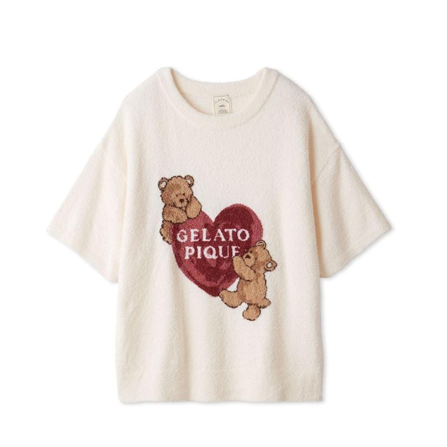 gelato pique（ジェラートピケ） 接触冷感 スムーズィーBEAR HEART