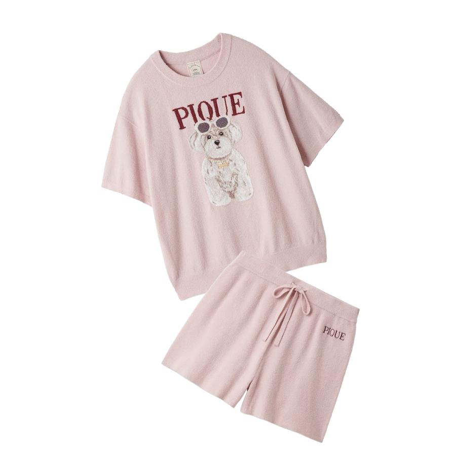 gelato pique（ジェラートピケ） ファッションCATS&DOGSジャガードプル