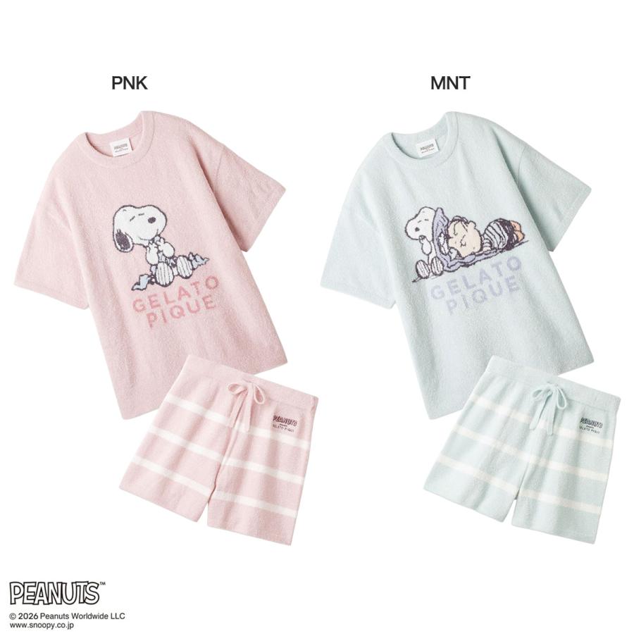 gelato pique（ジェラートピケ） PEANUTS スムーズィージャガードプル