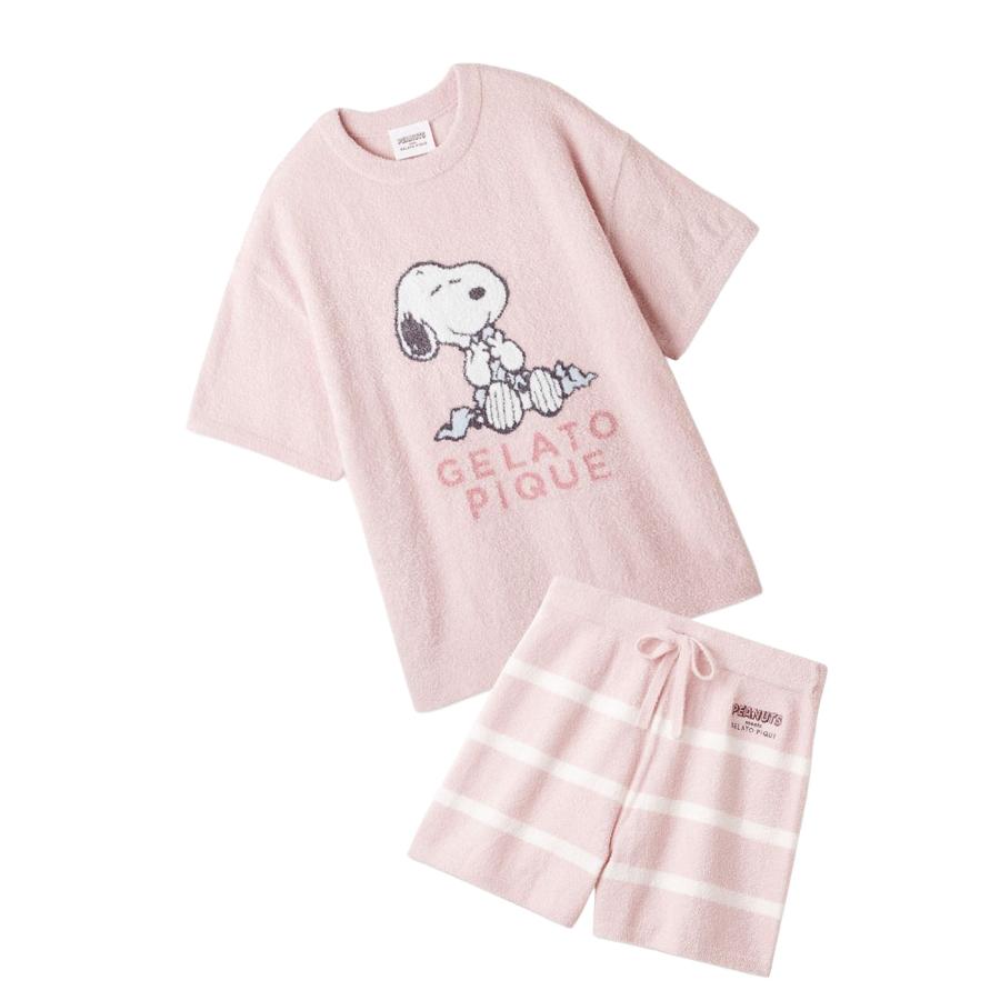 gelato pique（ジェラートピケ） PEANUTS スムーズィージャガードプル