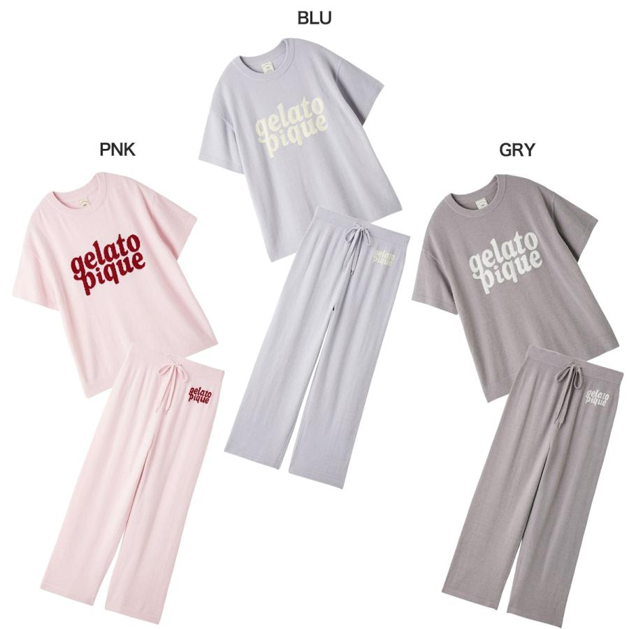 【美品】Gelato Pique ジェラピケ トップス 4枚セット 長袖 半袖 gelato pique（ジェラートピケ） スムーズィーロゴジャガード半袖プル
