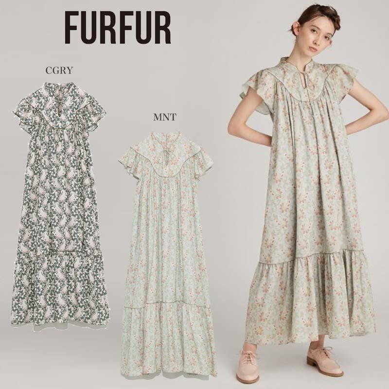 Furfur ファーファー 通販 カラーペイズリースモックドレス Rwfo レディース 21秋新作 ワンピース デイリーユース ロング Rwfo セレクトショップムー ヤフー店 通販 Yahoo ショッピング