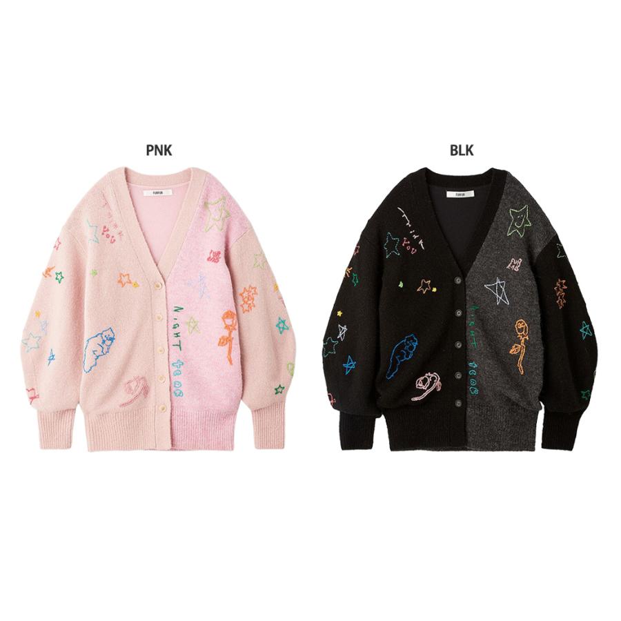 ファーファーのディズニーコラボのカーディガン FURFUR（ファーファー） SALE50%OFF FURFUR TAPPEIコラボ タトゥー