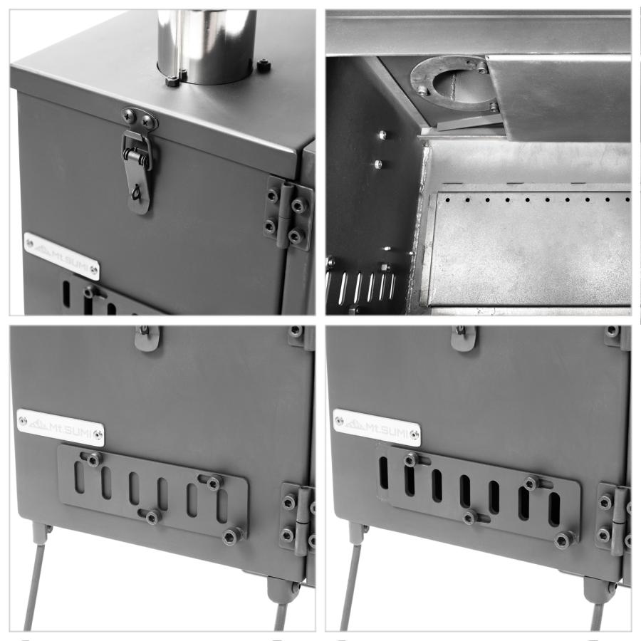 【新品】Mt.SUMI マウントミスWoodstove 薪ストーブ マイクロ アウトドア薪ストーブ マイクロ / Woodstove MICRO