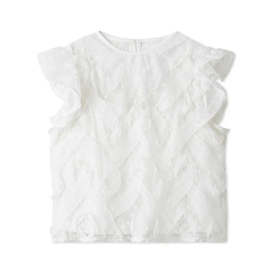 SNIDEL トップス SNIDEL（スナイデル） SALE50%OFF トップス 25秋冬 レースドッキング