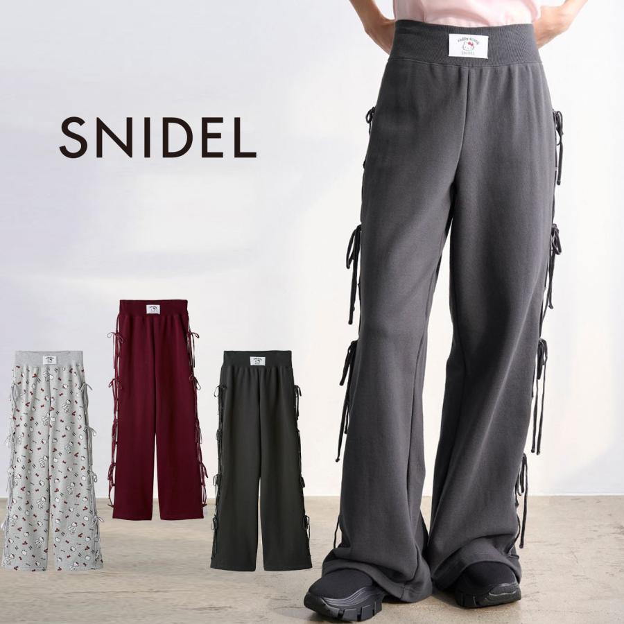 SNIDEL（スナイデル） HELLO KITTY レースアップパンツ swcp254281