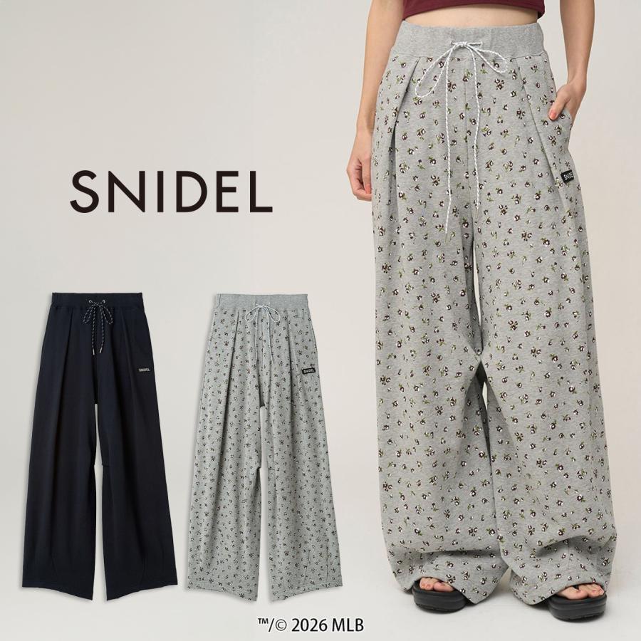 SNIDEL（スナイデル） MLB Sustainableスウェットワイドパンツ