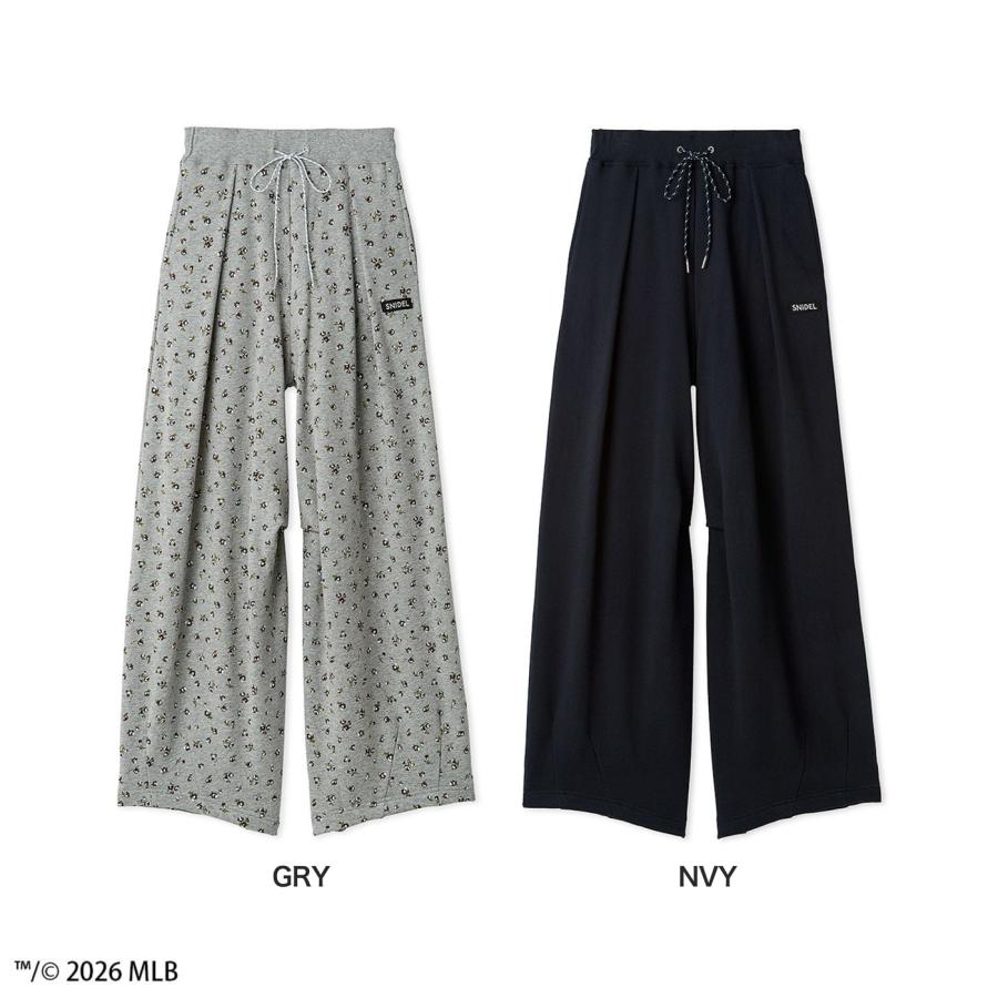 SNIDEL（スナイデル） MLB Sustainableスウェットワイドパンツ