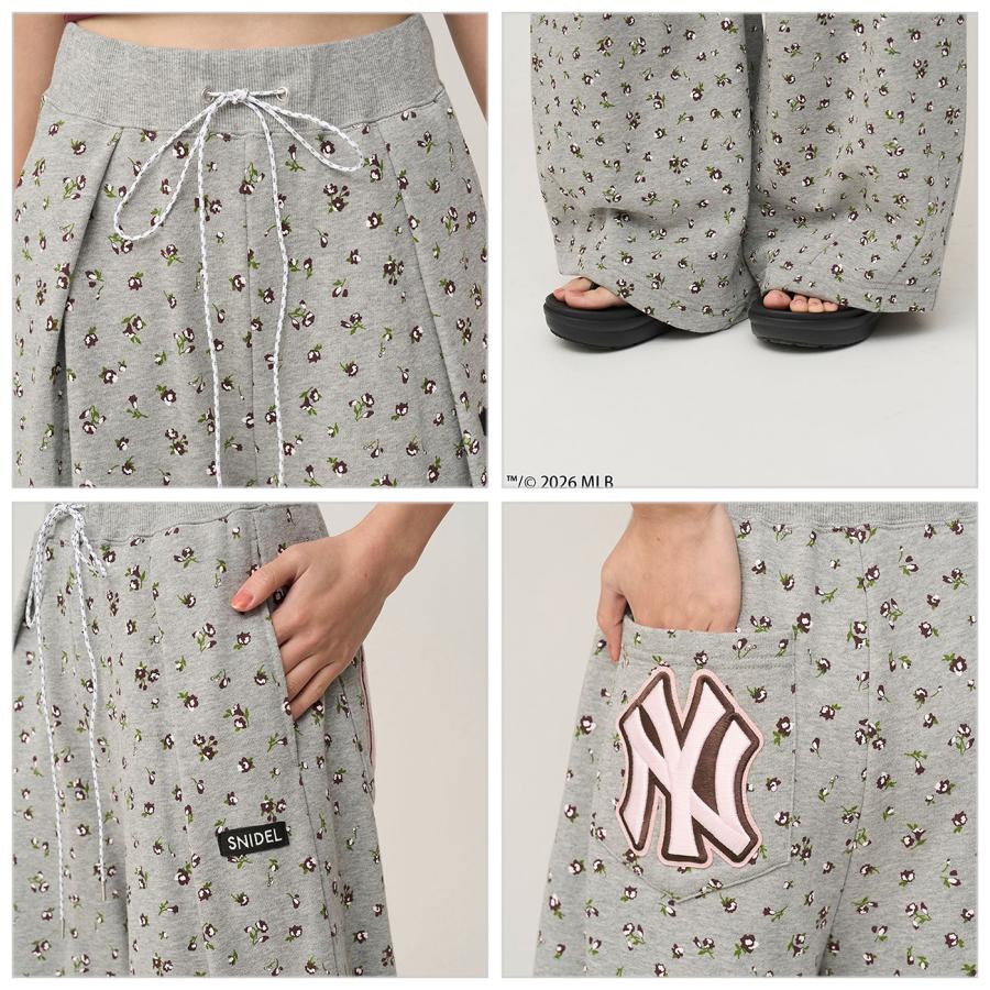 SNIDEL（スナイデル） MLB Sustainableスウェットワイドパンツ
