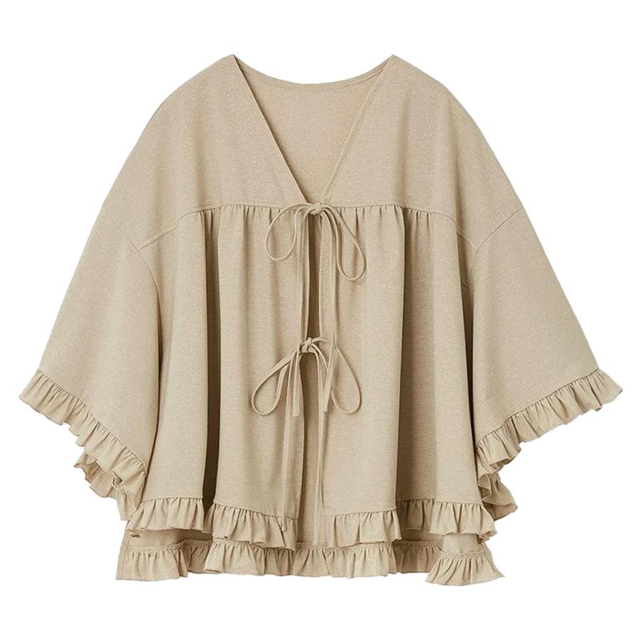 SNIDEL SALE40%OFF スナイデル ボリュームフリルカットブラウス