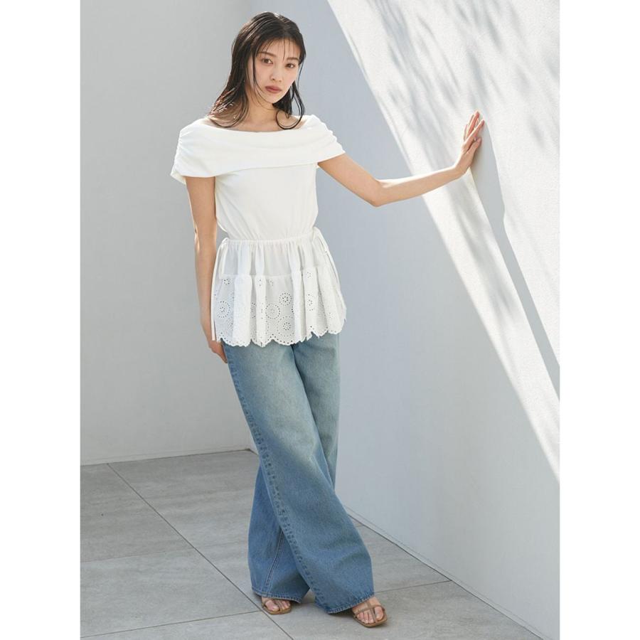 SNIDEL（スナイデル） SALE50%OFF カットオフショルペプラムプル