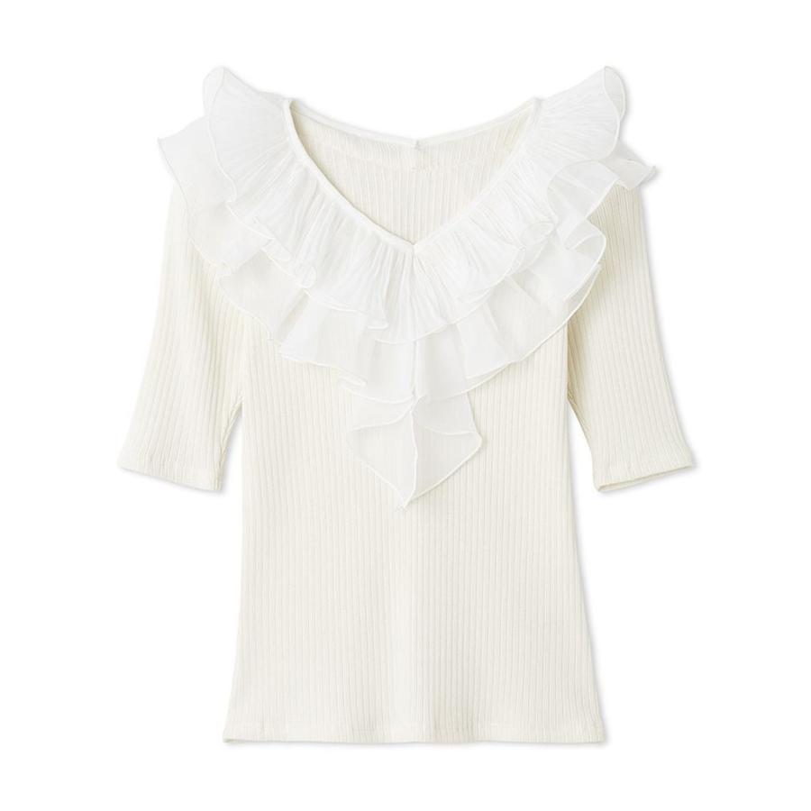 SNIDEL（スナイデル） SALE50%OFF フリルカラーカットプルオーバー