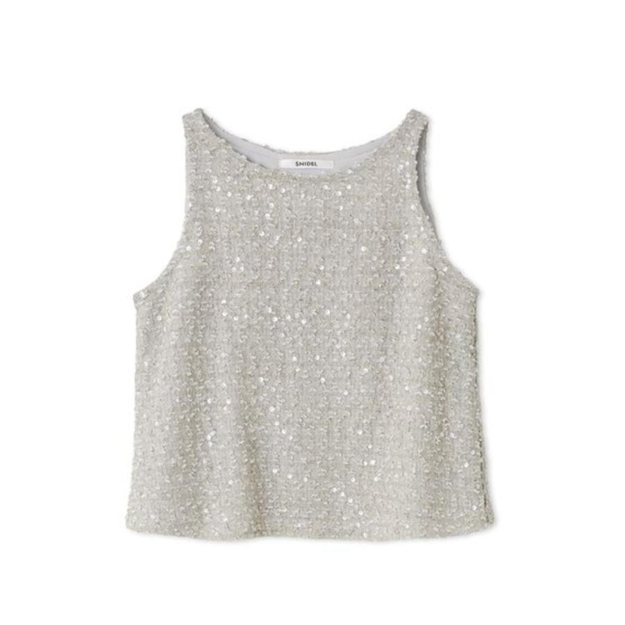 SNIDEL（スナイデル） SALE40%OFF ラメタンクトップス swct254130