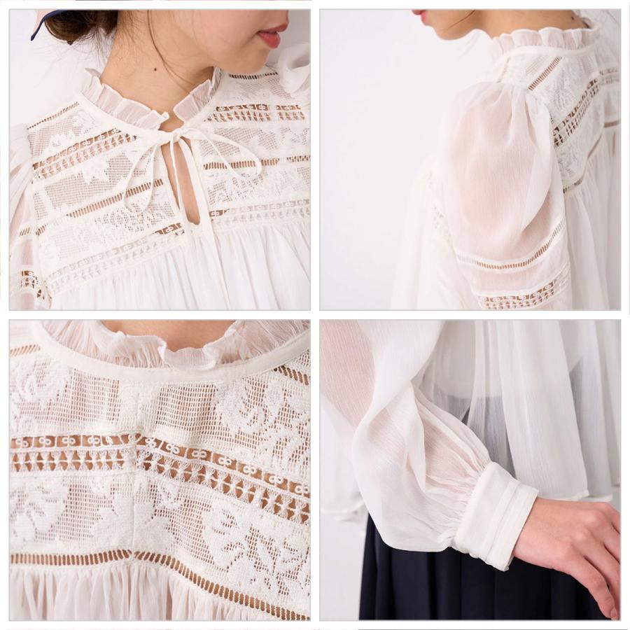 楊柳シフォンブラウスSWFB251075 楽天市場】SALE50%OFF スナイデル SNIDEL 楊柳シフォンブラウス