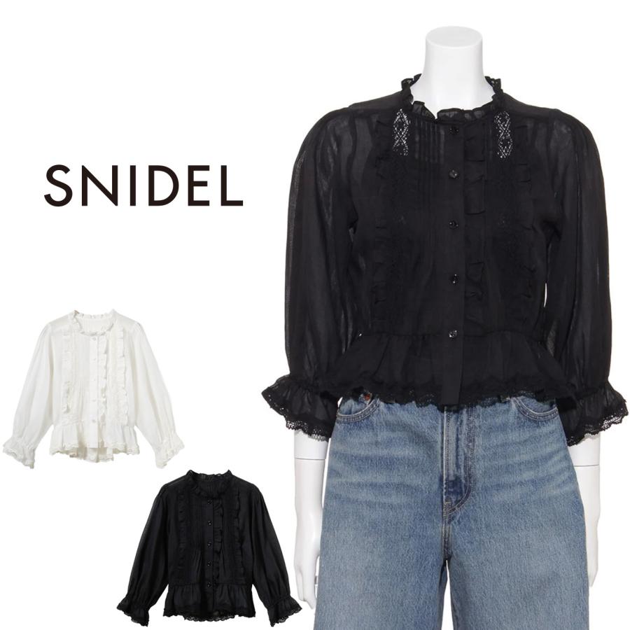 SNIDEL SALE10%OFF スナイデル コットンボイルブラウス SNIDEL SALE10%OFF スナイデル コットンボイルブラウス