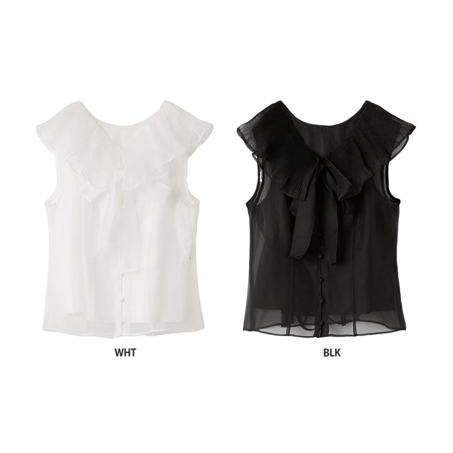 SNIDEL（スナイデル） ビッグカラーシアーブラウス swfb254201