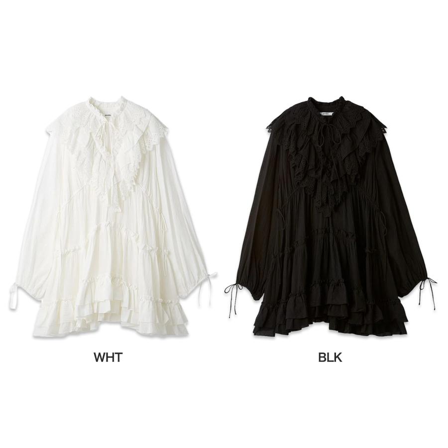 SNIDEL（スナイデル） コットンレースBOHOチュニック swfb261037