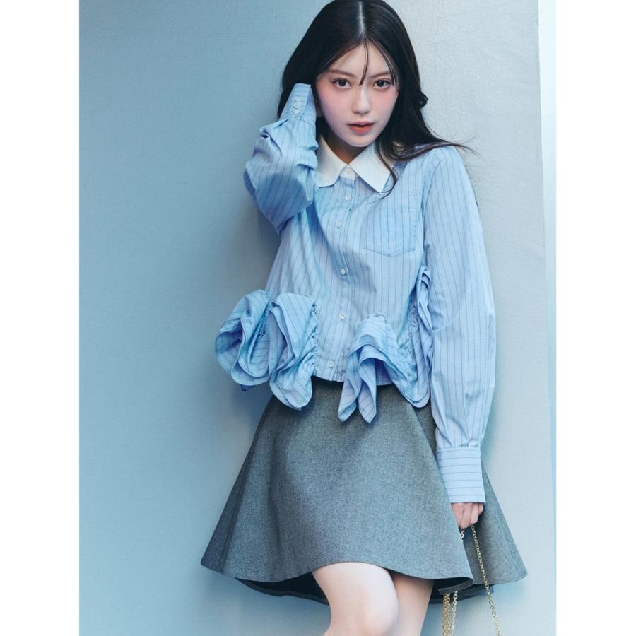 SNIDEL（スナイデル） ヘムボリュームシャツ swfb261164 レディース