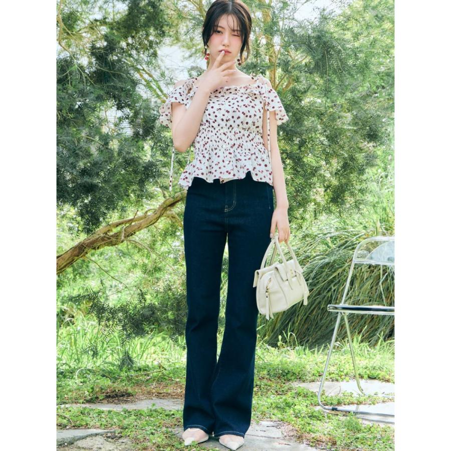 SNIDEL（スナイデル） Sustainableフルーツプリントシャーリング
