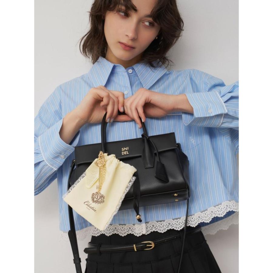 SNIDEL（スナイデル） SALE40%OFF レースディティールストライプシャツ