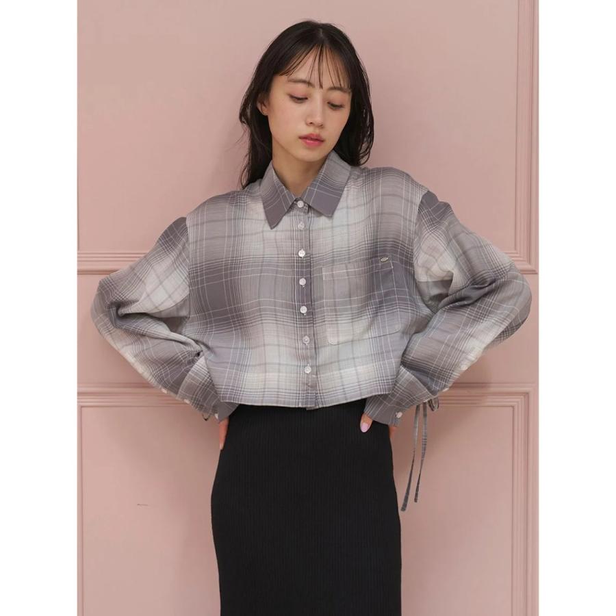 SNIDEL（スナイデル） クロップドシャツ swfb263324 レディース