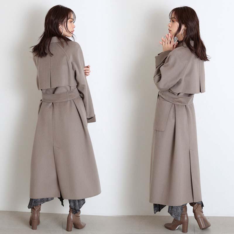Snidel スナイデル 20秋冬 コート 通販 うろこカシミアコート Swfc204002 ガウンコート ウール カジュアル オフィス 通勤コーデ Swfc204002 セレクトショップムー 通販 Yahoo ショッピング