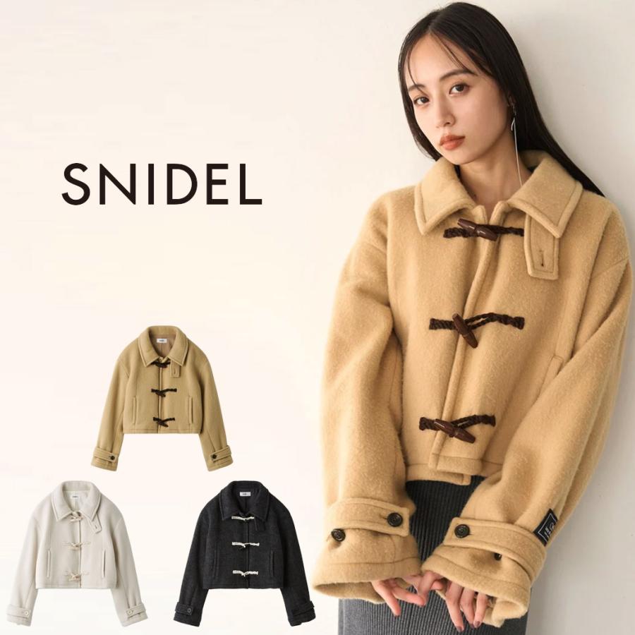 SNIDEL ウールシャギーショートダッフル swfc245012 レディース 