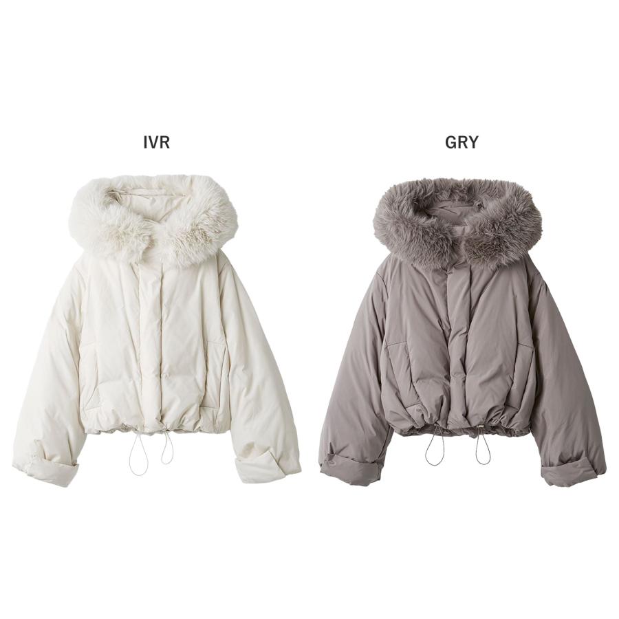 SNIDEL（スナイデル） 西川フードファーショートダウン swfc255023