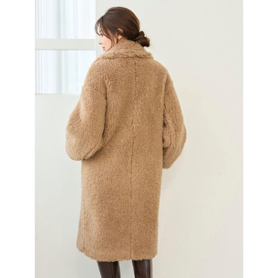 専用 SNIDEL スナイデル ボアロングコート キャメル 0(S)サイズ SNIDEL（スナイデル） ボアロングコート swfc255064 レディース