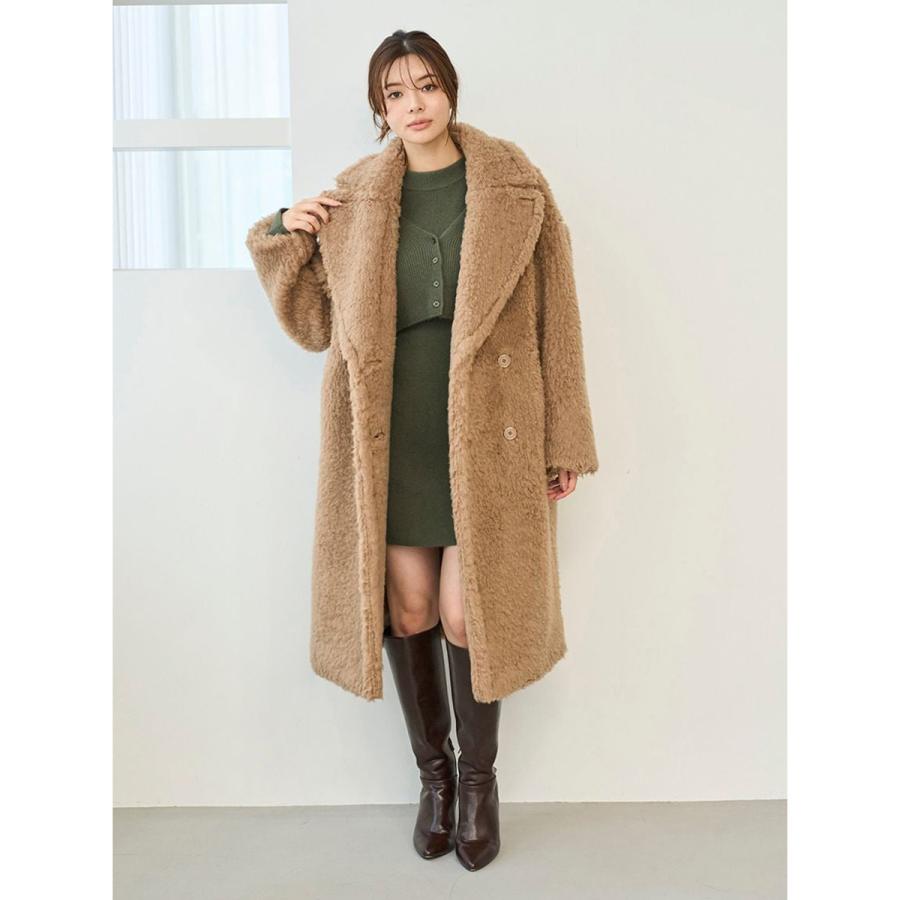 SNIDEL（スナイデル） SALE40%OFF ボアロングコート swfc255064