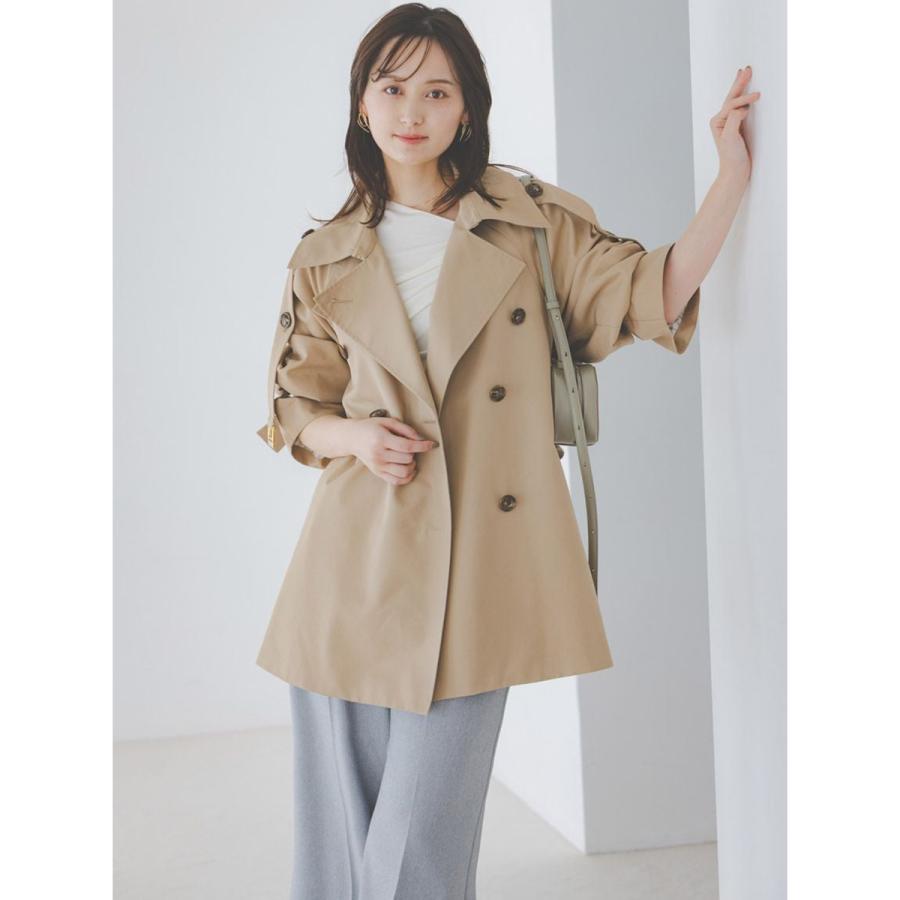 美品 snidel スナイデル 無地 秋冬 AW トレンチコート コットン ネイビー レディース 0【古着】【中古】 中古・古着通販】Snidel (スナイデル) トレンチコート ベージュ サイズ